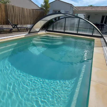 Vue Boisee Piscine Privee, Chauffee Et Couverte Au Chateau D'oleron Villa Grand-Village-Plage